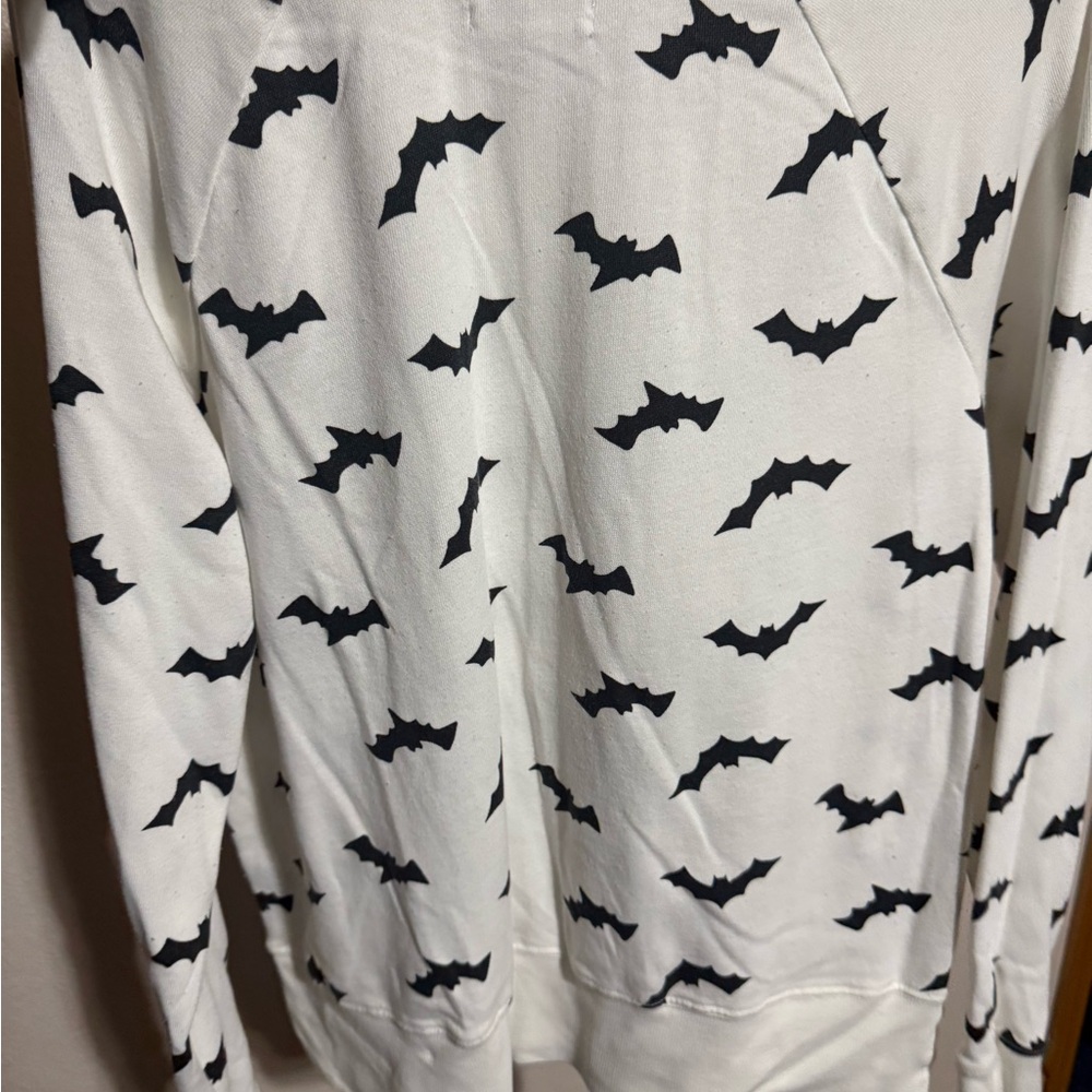 Grayson Threads White Top with Black Bat Design - Picture 4 of 4